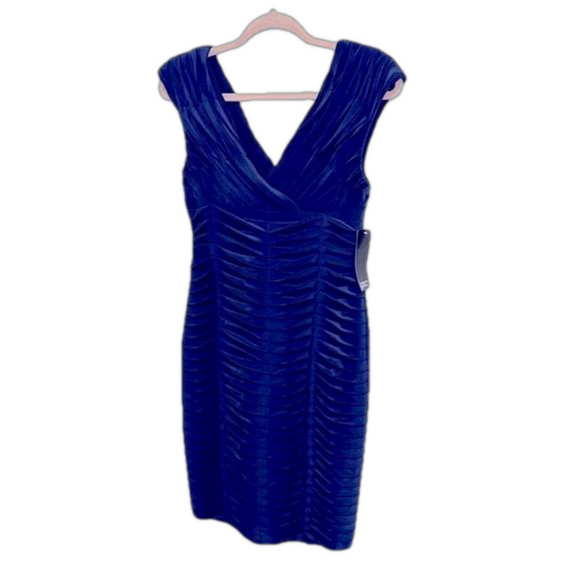 Adrianna Papell Blue Dress - Picture 1 of 5
